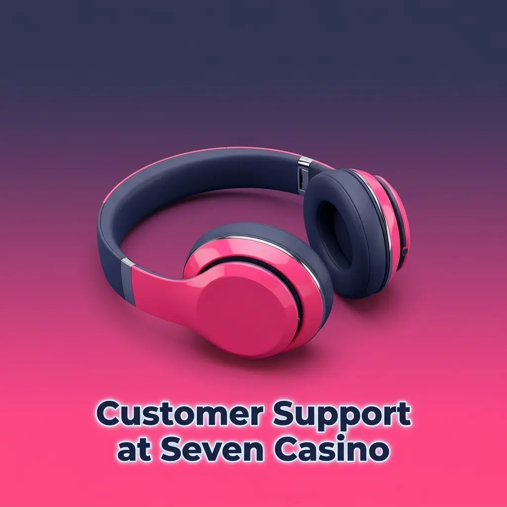 Seven Casino customer support options including live chat, email, and FAQ help centre for UK players