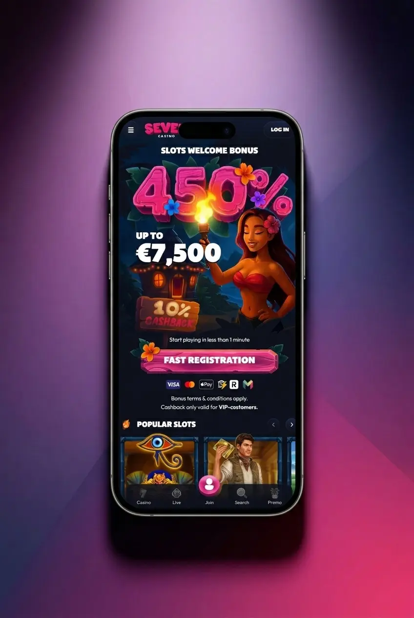 Step-by-step guide on how to bet on football at Seven Casino, from registration to placing a bet