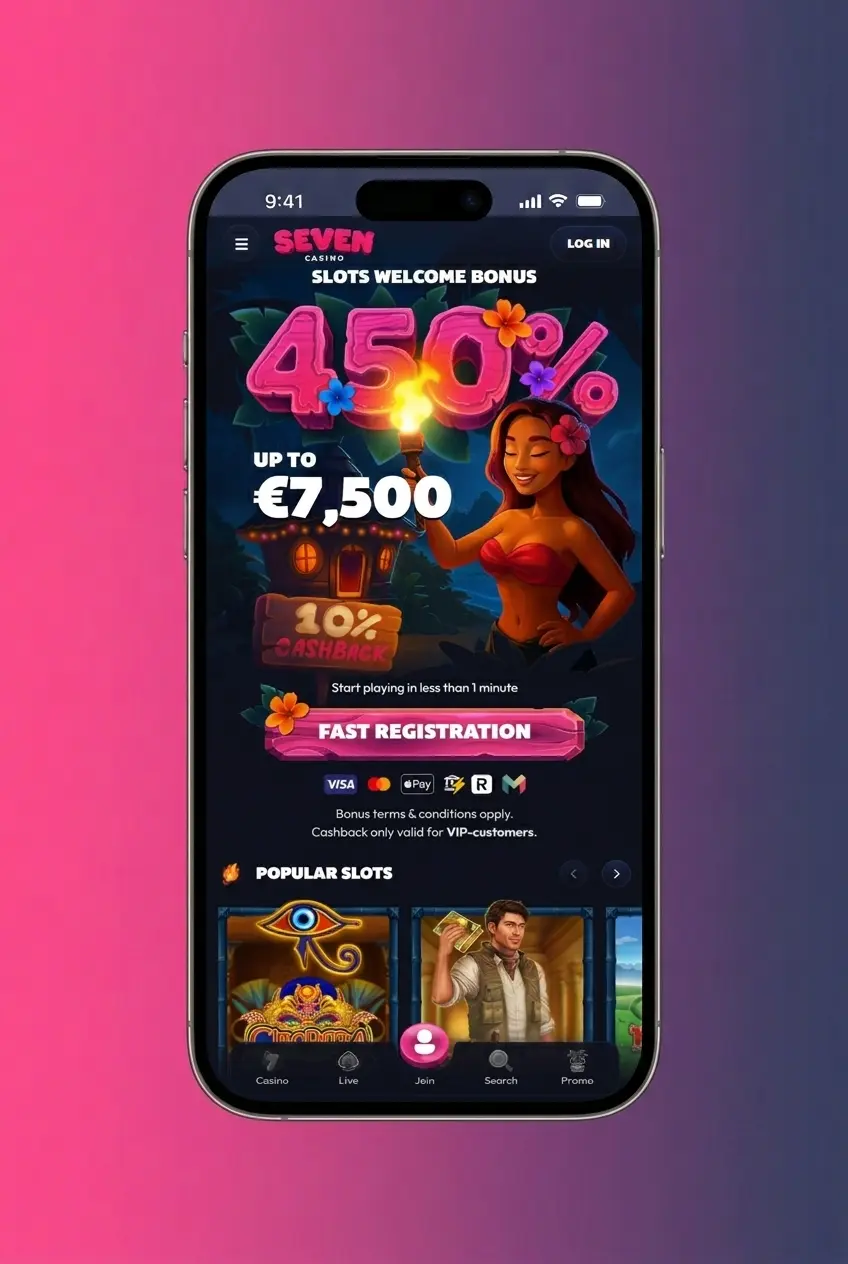 Step-by-step guide to claiming Seven Casino bonuses including registration, deposit, promo code entry, and bonus activation