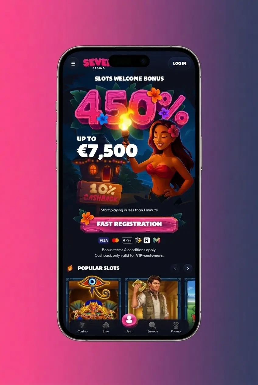 Step-by-step guide on how to claim and use Seven Casino bonuses including registration, deposit, and promo code instructions