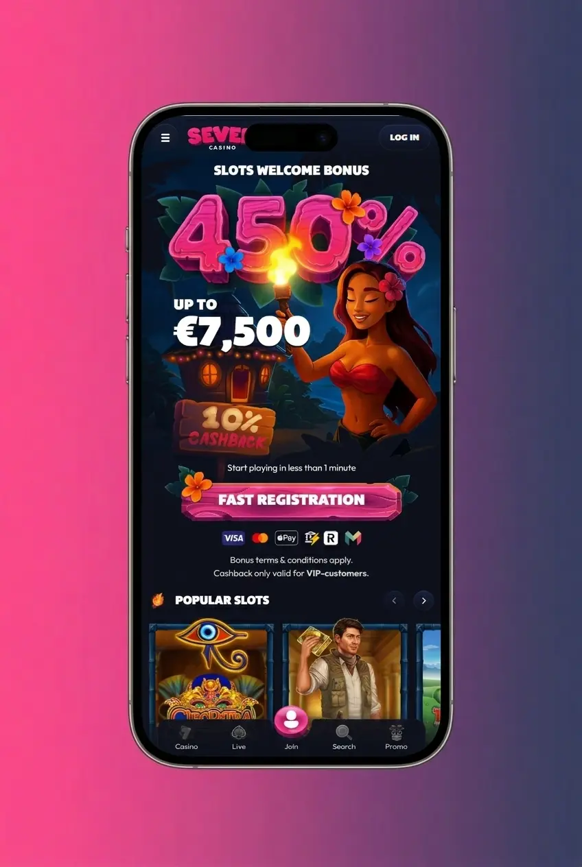 Step-by-step guide on how to claim and use Seven Casino bonuses, including registration, deposit, and promo code instructions.