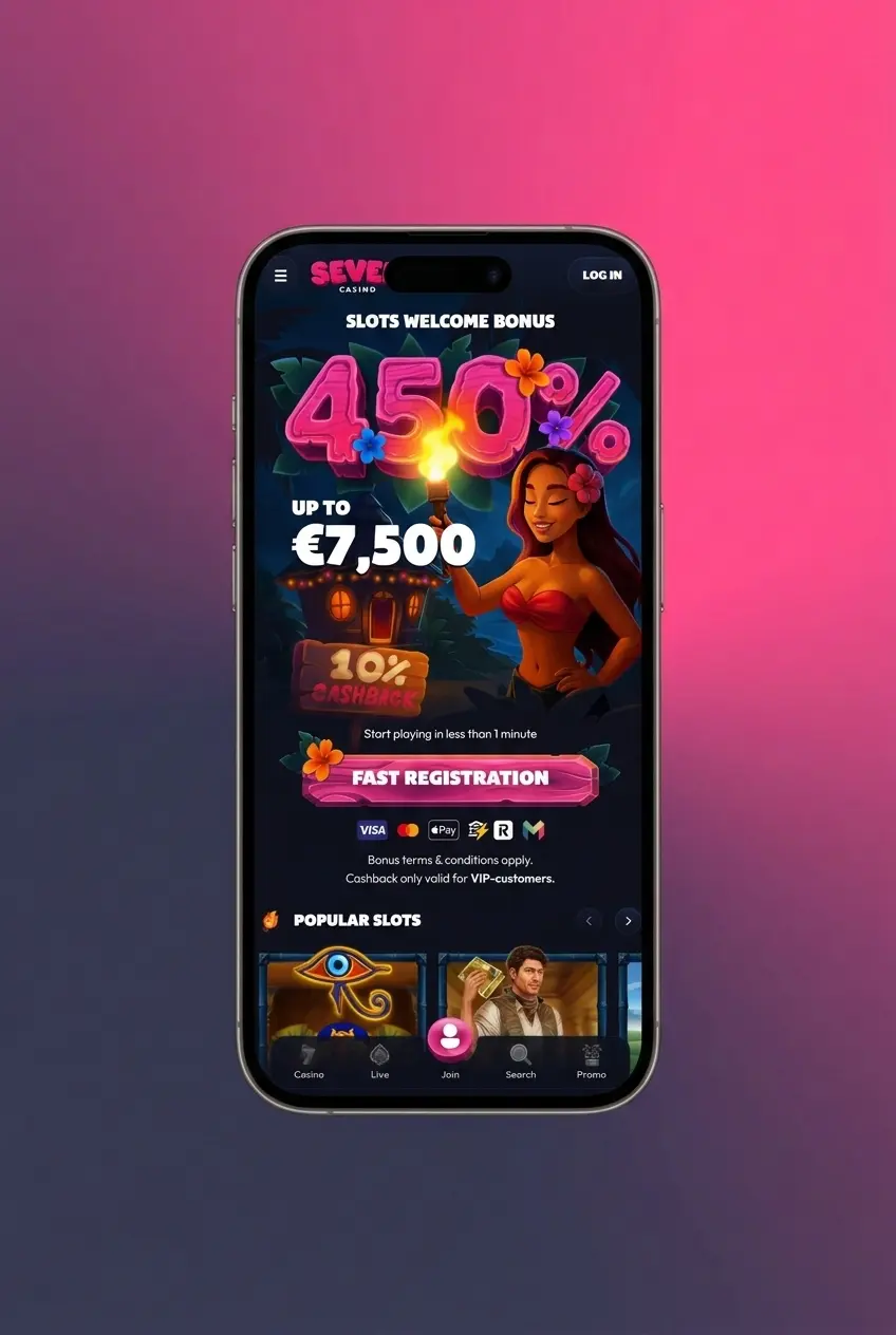 Seven Casino PWA installation steps on iPhone using Safari browser to add app to home screen on iOS