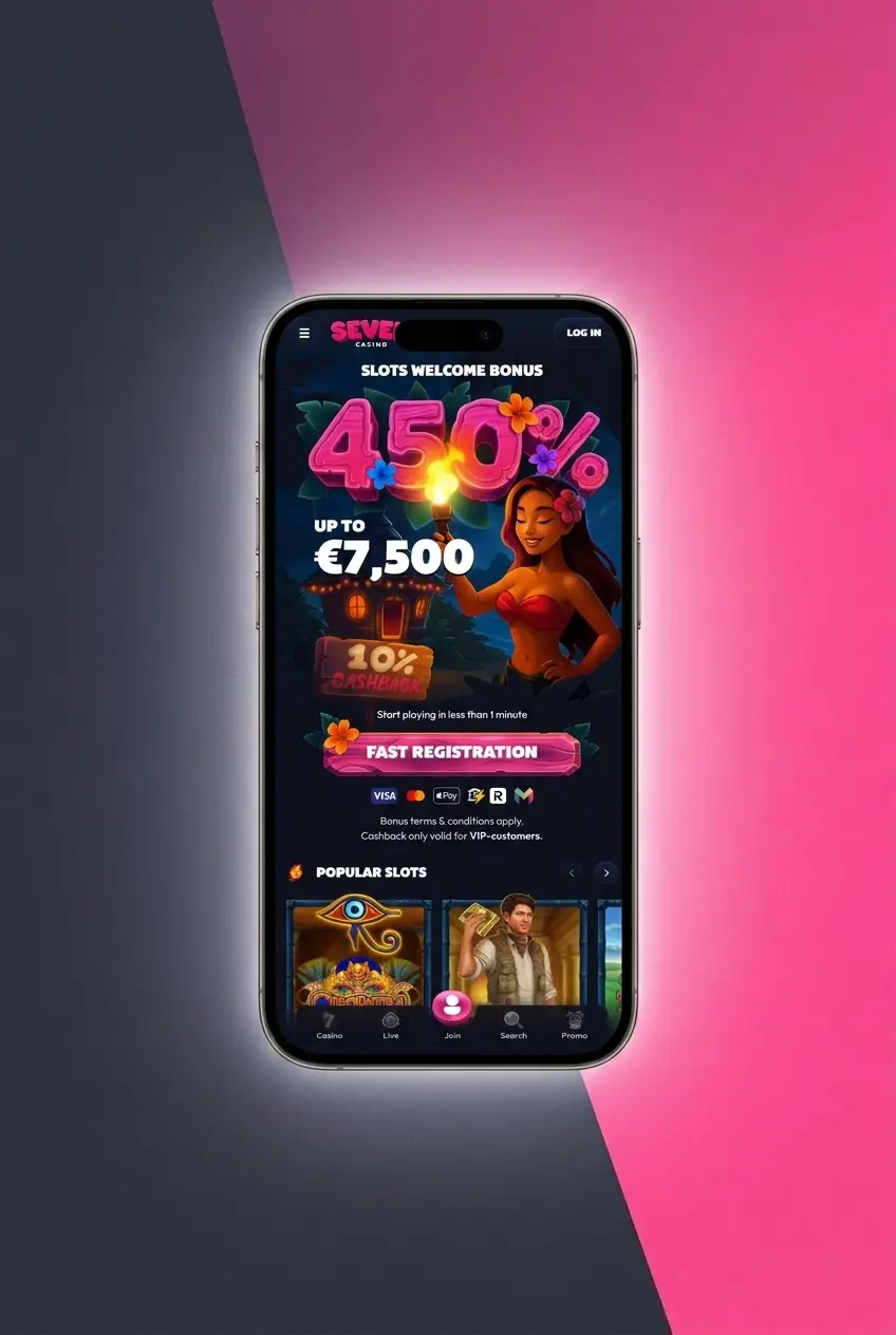 Step-by-step guide to playing live casino games on Seven Casino, from registration to placing bets at a live dealer table.