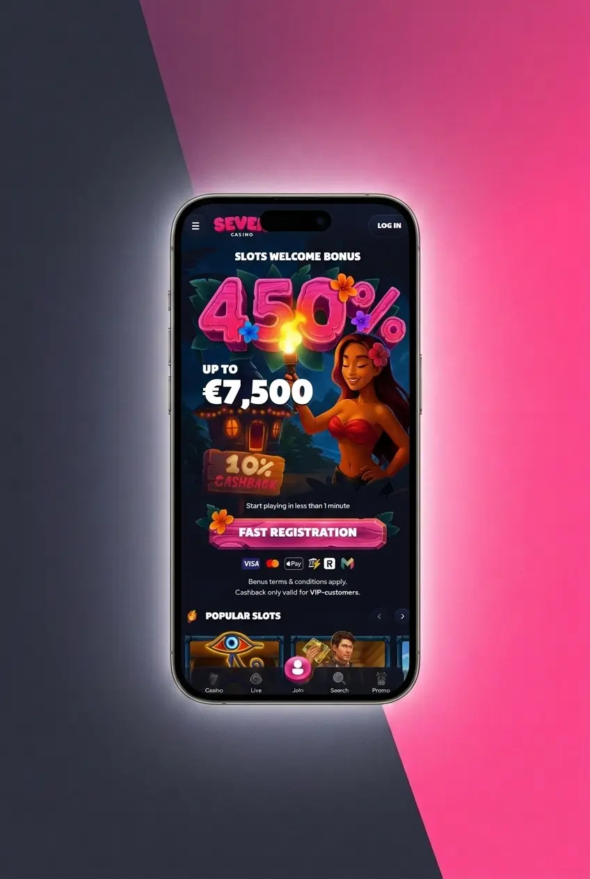 Seven Casino live dealer table interface showing game selection, betting options, and real-time dealer interaction
