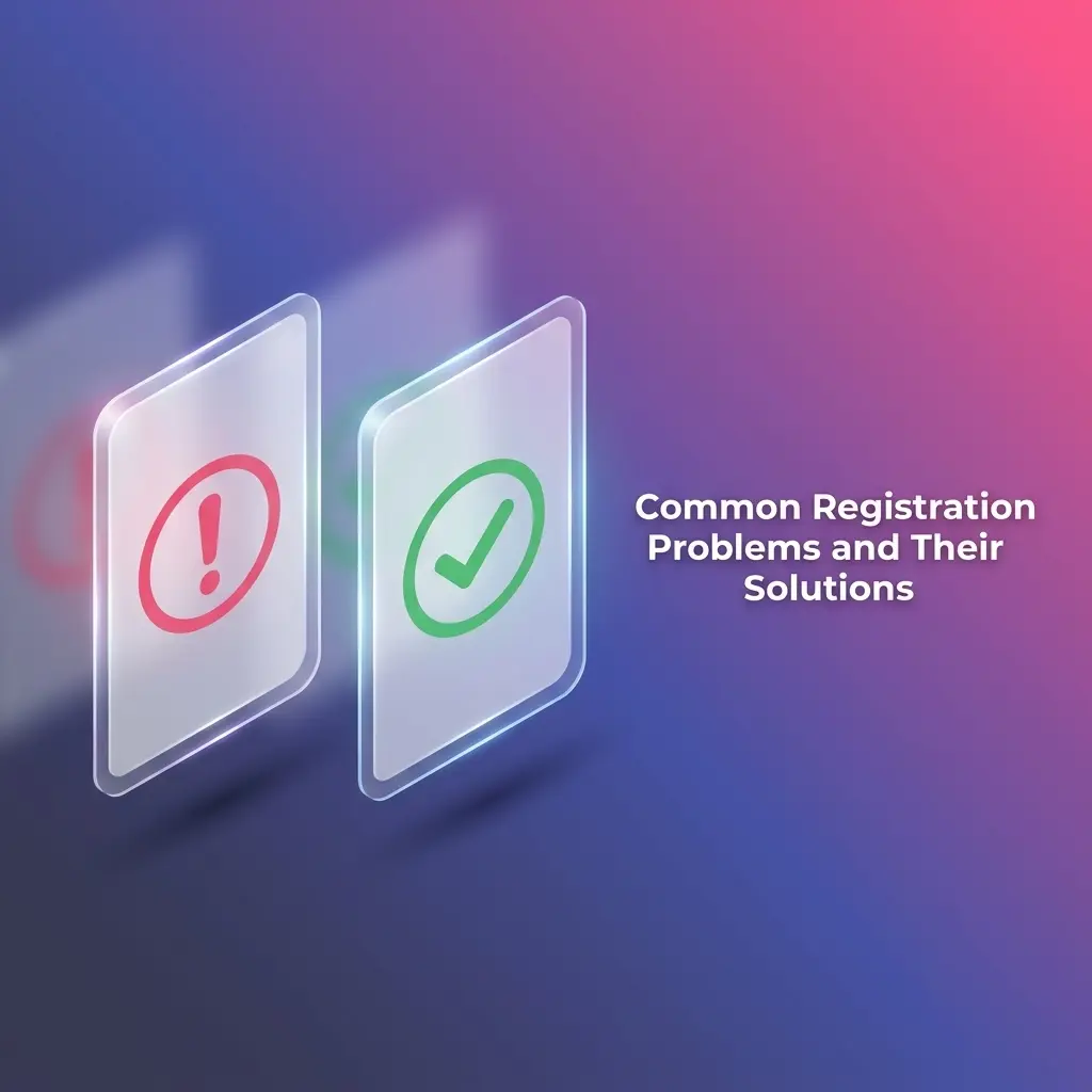 Seven Casino registration problems and solutions guide showing common sign-up issues and fixes for UK players