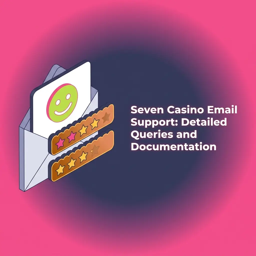 Seven Casino email support for detailed queries, documentation submission, and formal account enquiries, monitored 24/7