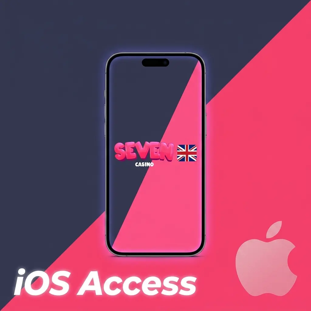 Seven Casino iOS mobile site accessed via Safari on iPhone and iPad with full betting and casino access