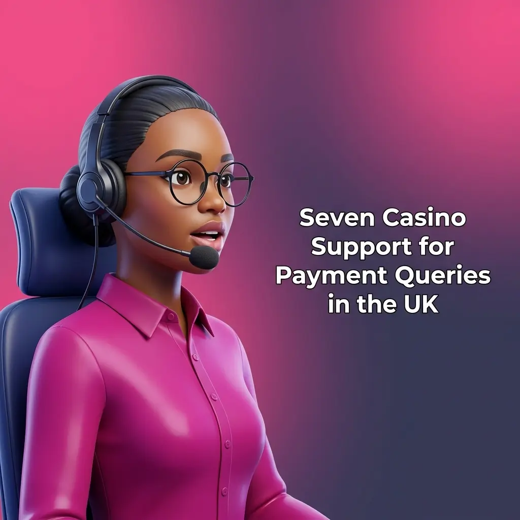 Seven Casino UK customer support options including live chat, email, and help centre for payment queries