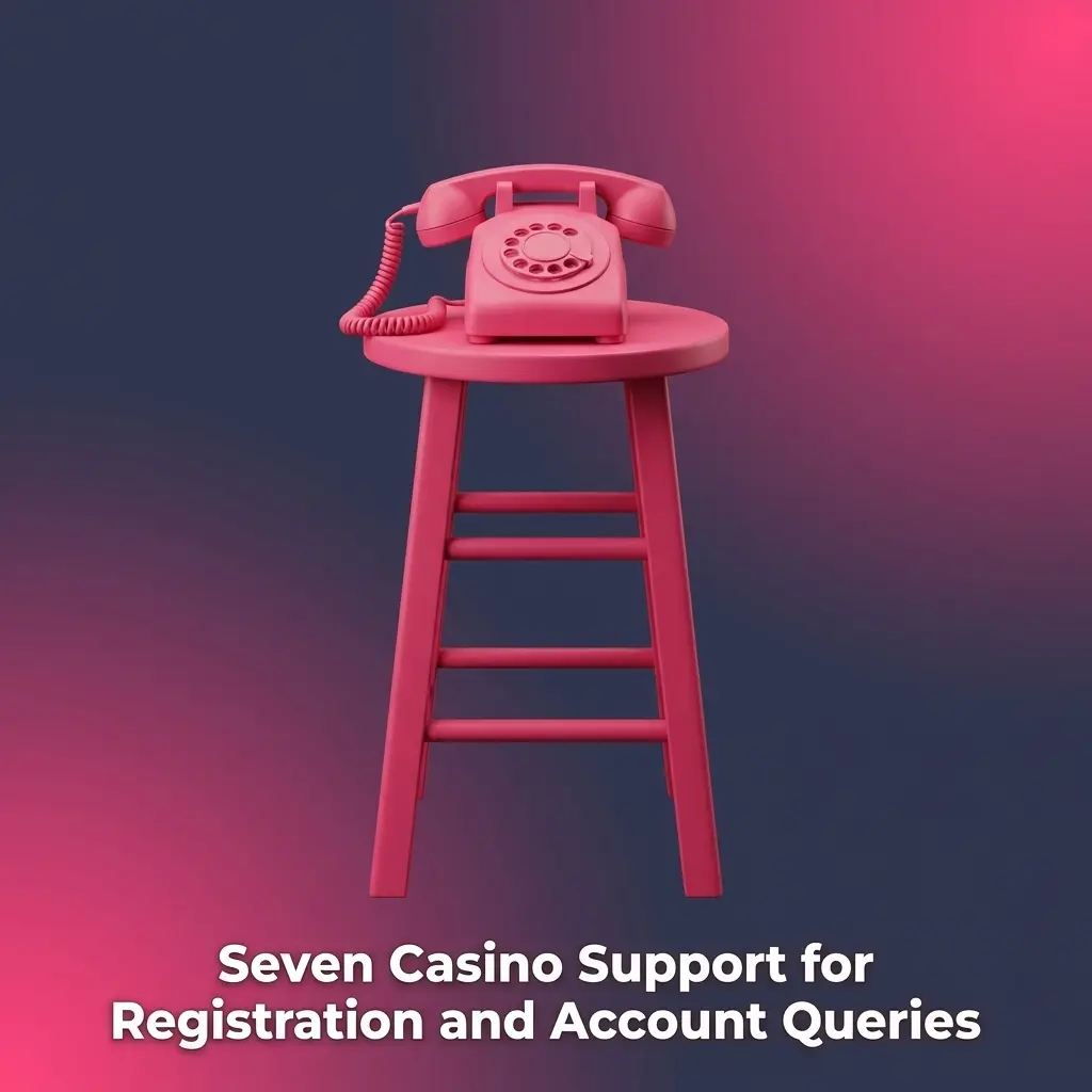 Seven Casino 24/7 support options for UK players including live chat, email, and FAQ help centre