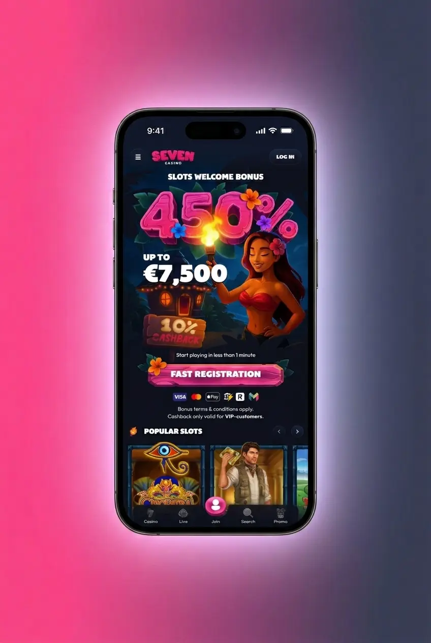 Step-by-step guide to registering and playing at Seven Casino in 5 easy steps, from sign-up to first spin