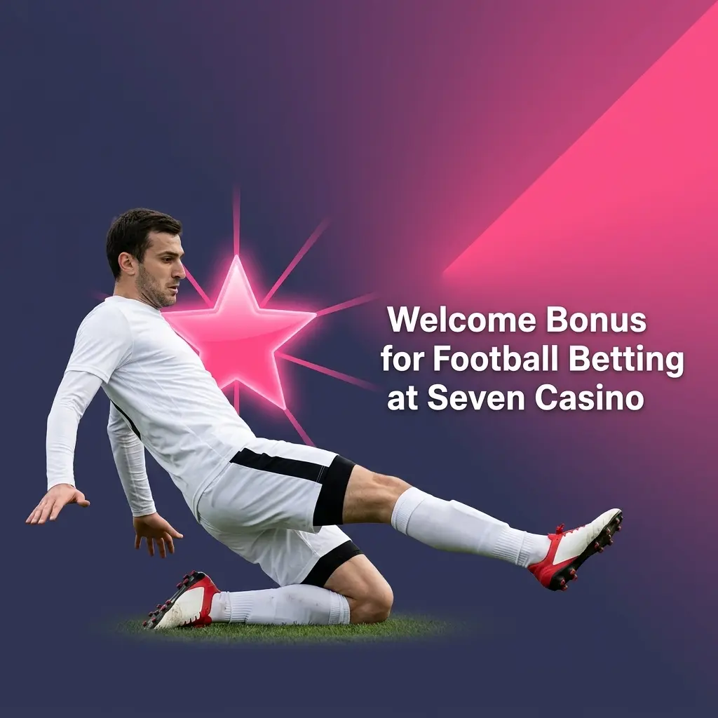 Seven Casino welcome bonus 450% up to EUR 7,500 for new players on first deposit for slots and football betting